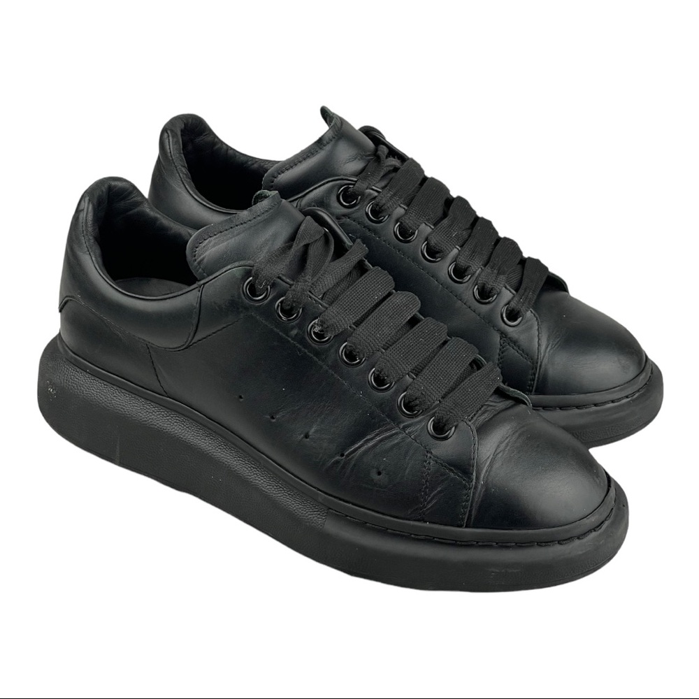 Alexander McQueen Men Black Clear Oversized Sneakers Shoes EU 40.5|US 8|441652